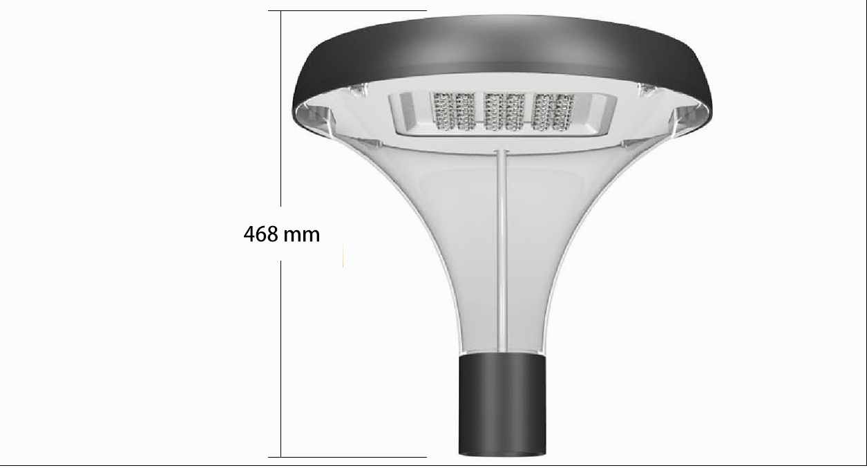 MJLED-R2020F-led-gradina-dimensiunea-luminii