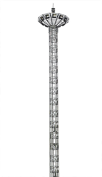 Q235 steel pole application 1